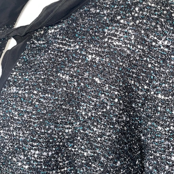 St. John Santana Knit Metallic open front cardigan - Picture 5 of 8